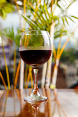 Cup of cold wine