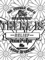 Life is good. Quote coloring page. Affirmation coloring. Vector illustration.