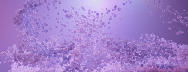 Contemporary Pharmaceutical concept with Purple Cells.