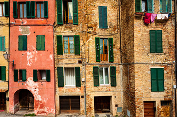 Medieval Italian city of Siena