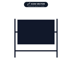 Obraz premium school board icon symbol template for graphic and web design collection logo vector illustration