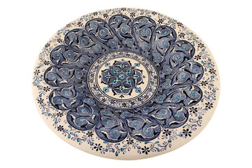 Handmade, authentic gift porcelain plate