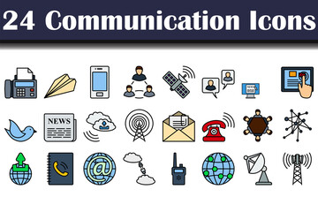 Communication Icon Set