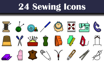 Sewing Icon Set