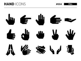 手に関連する塗りつぶしスタイルのアイコンセット_004