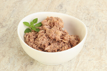 Canned tuna fish for salad