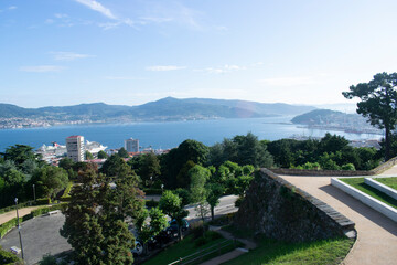 Panor&aacute;mica de Vigo, Galicia en verano.