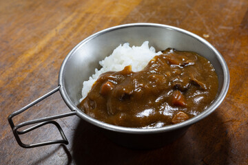 とても美味しい日本の一般家庭のカレーライス