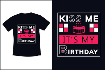 Birthday t-shirt design templates