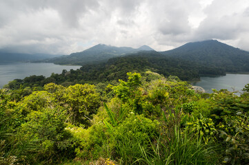 Fototapeta premium View of mountain lakes