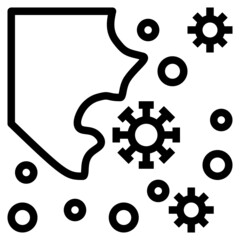 Airborne Transmission Icon