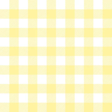 Yellow gingham pattern. Tartan checked plaids in pastel color. Seamless  pastel vichy backgrounds for tablecloth, dress, skirt, napkin, or other  Easter holiday textile design. Stock Illustration | Adobe Stock