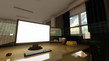 interior of a modern office