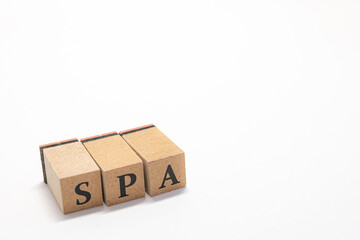 英単語　ブロック　アルファベット　English　SPA