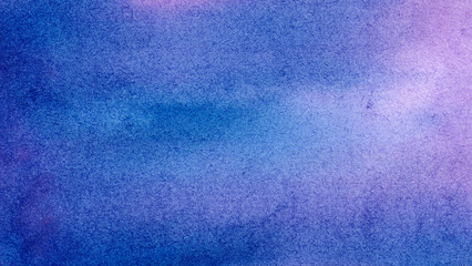 水彩テクスチャ　青と紫の水彩絵の具　滲み　抽象的な背景装飾　ざらざら