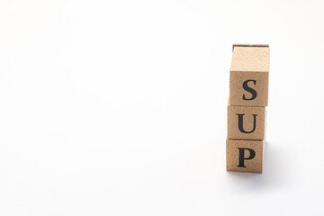 英単語　ブロック　アルファベット　English　SUP