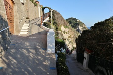 Sant'Angelo d'Ischia - Rampe che scendono fino a via Sant'Angelo