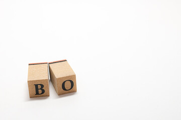 英単語　ブロック　アルファベット　English　BO