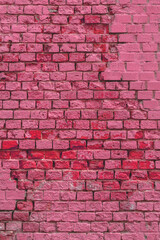 Brick wall of the building. Designer building background.