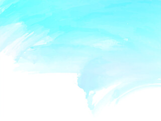Decorative soft blue watercolor texture design background
