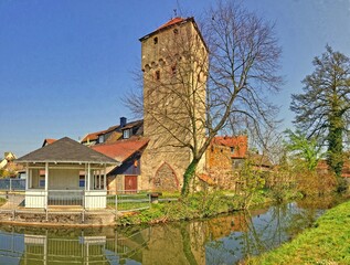Fototapeta premium Hexenturm in Babenhausen