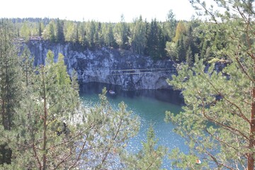 lake and forest