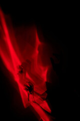 Hands in red light. Abstraction. Shadow theatre, hallucinations.