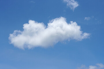 clouds in the blue sky