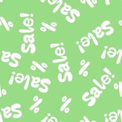 Sale seamless pattern for packaging and wrapping paper and hobbies and shops and cards