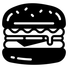 burger glyph icon
