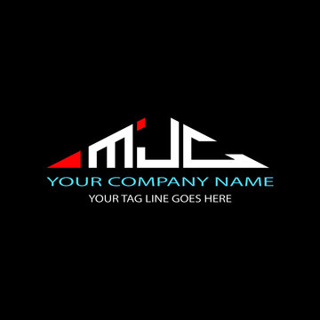 MJC letter logo creative design with vector graphic