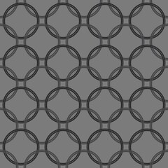 Naklejka premium Geometric seamless circle dots pattern for textiles and packaging and gifts and linens and kids and wrapping paper