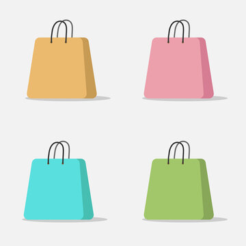 blank paper shopping bag isolate on white background use for advertising jpeg image jpg illustration images
