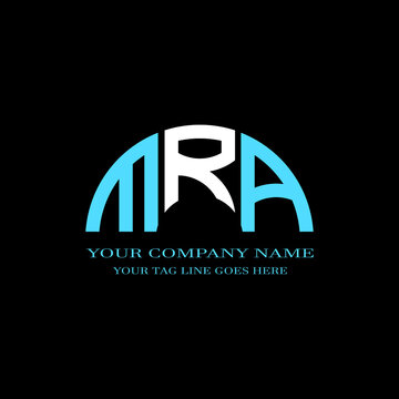MRA letter logo creative design with vector graphic