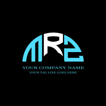 MRZ letter logo creative design with vector graphic