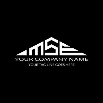 MSE letter logo creative design with vector graphic