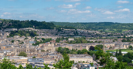 Fototapeta na wymiar view of the Bath city