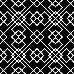 black white asian ethnic geometric pattern               for printing on fabric ,Other products on demand


