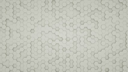background consisting of a large number of white hexagons