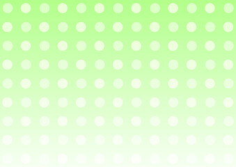 背景　水玉　透明グラデーション　緑