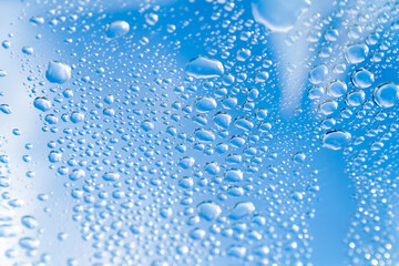水滴の写真。雨上がりのイメージ。