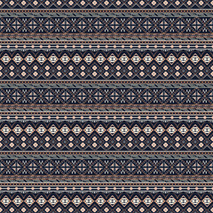 ethnic tribal seamless pattern for textiles. asian songket motif