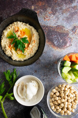 ひよこ豆のディップ、フムス