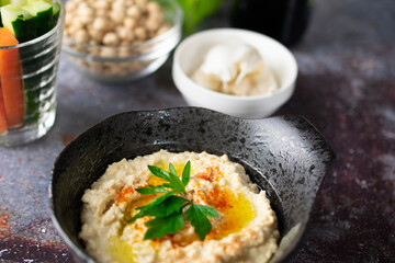 ひよこ豆のディップ、フムス