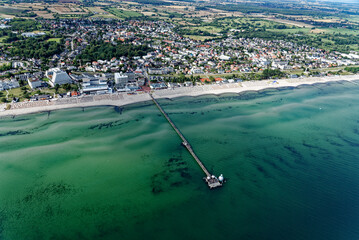 Seebrücke bei Niendorf, Luftaufnahme © ralf werner froelich