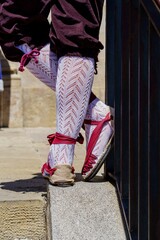 Espardenya is a piece of light wool made of natural fibers with a single piece of cane, esparto fiber. These sandals are very popular all over the Pyrenees, from Catalonia to the Basque Country.