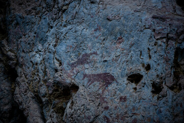 
ancient hand painting