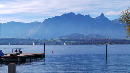 Mountains And Lakes In Various Places Around Europe