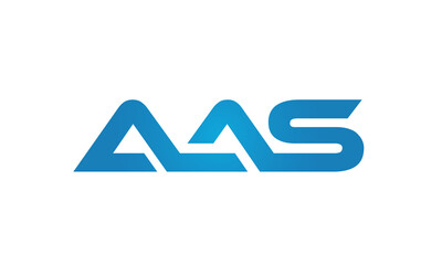AAS linked letters logo icon