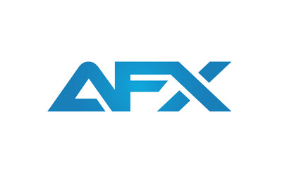 AFX linked letters logo icon